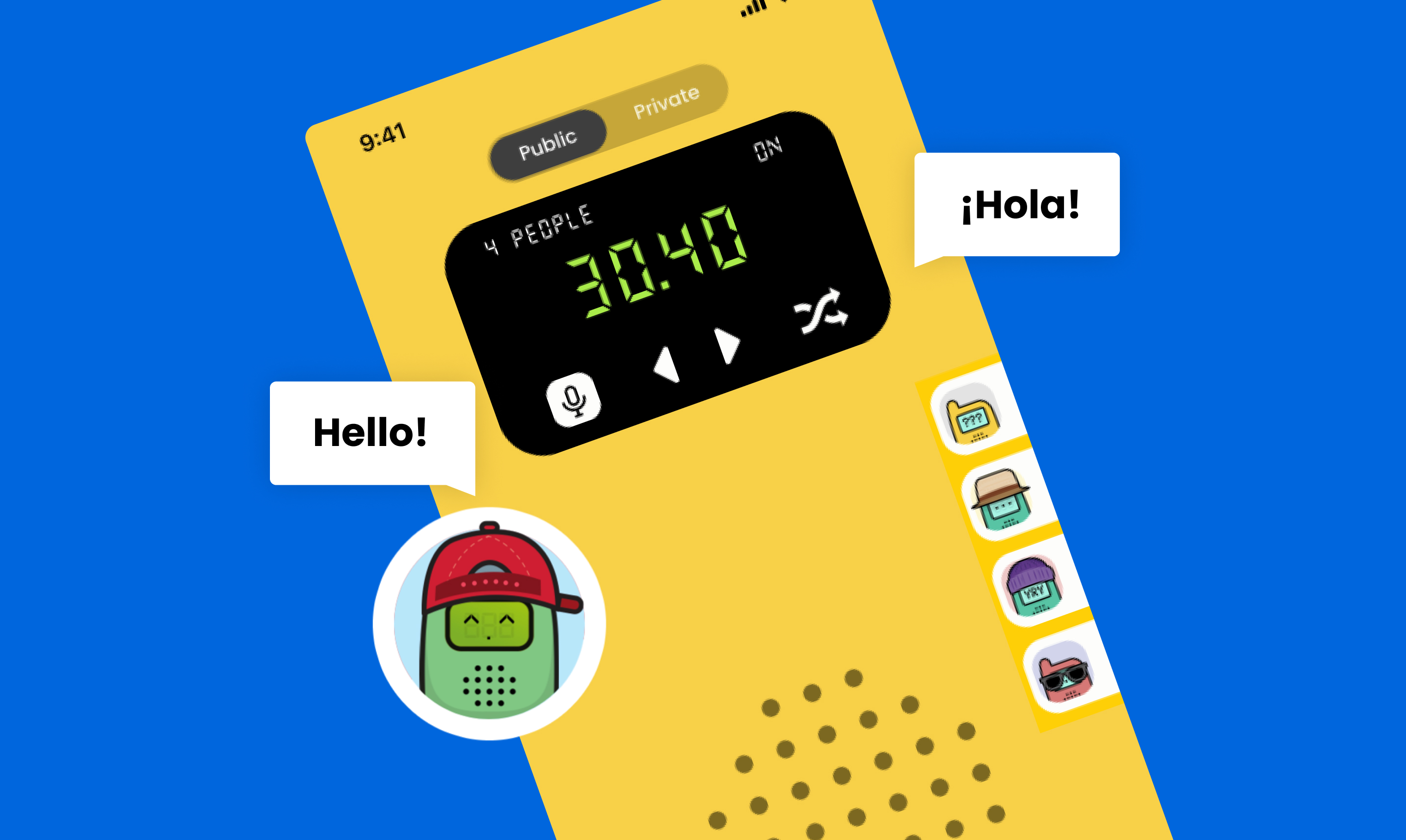 Walkie Talkie · voice-first social app